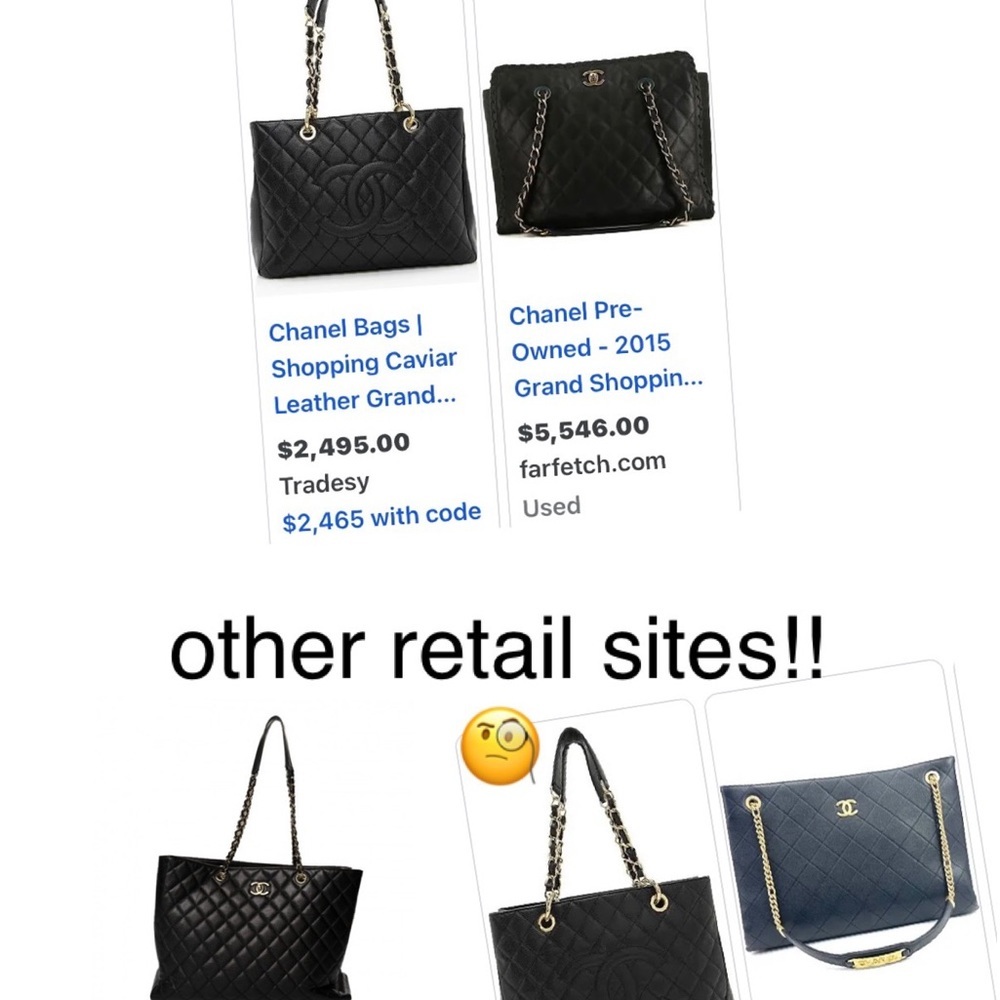 Authentic Chanel Caviar Leather Tote! - Picture 6 of 8
